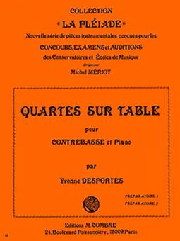 Quartes sur table 