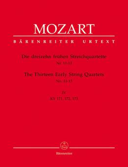 Les treize premiers quatuors à cordes, cahier IV No. 41579 Standard