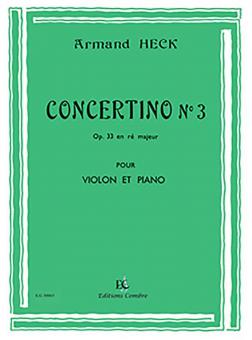 Concertino no3 ré maj. Op. 33 