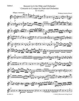 Concerto en sol majeur KV 313 (285c) 