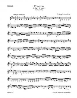Concerto en sol majeur KV 313 (285c) 