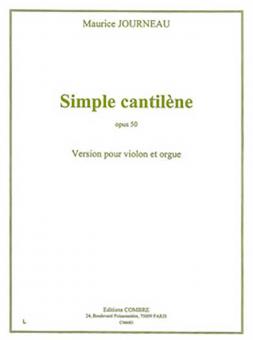 Simple cantilène Op. 50 