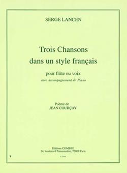 3 Chansons dans style français 
