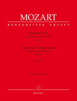 Concerto No. 1 en si bémol majeur KV 207 Standard