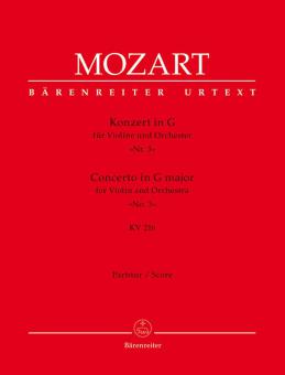 Concerto No. 3 en sol majeur KV 216 Standard