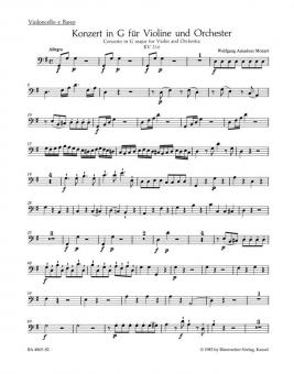 Concerto No. 3 en sol majeur KV 216 
