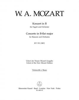 Concerto en si bémol majeur KV 191 (186e) 