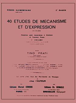 Etudes de mécanisme et d'expression (40) Vol.1 