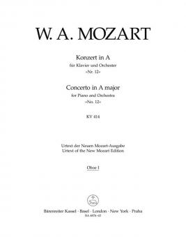 Concerto No. 12 en la majeur KV 414 