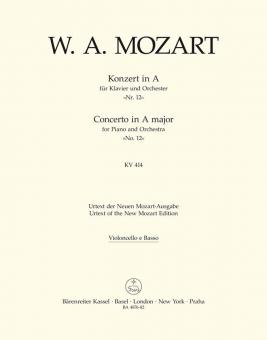 Concerto No. 12 en la majeur KV 414 