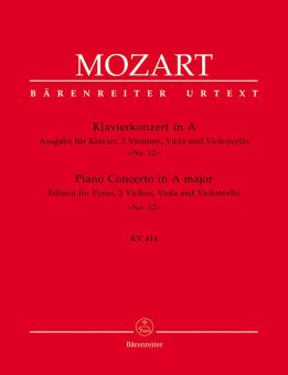 Concerto pour piano et orchestre No. 12 en la majeur KV 414 Standard