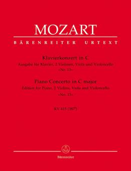 Concerto No. 13 en ut majeur KV 415 