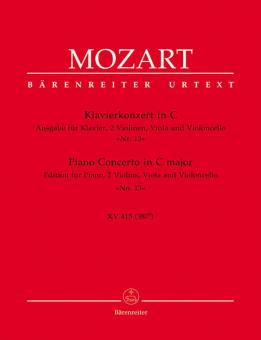 Concerto No. 13 en ut majeur KV 415 Standard