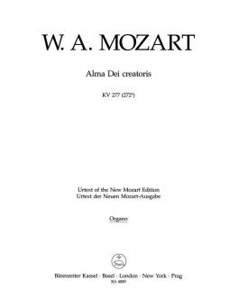 Alma Dei creatoris KV 277 (272a) 