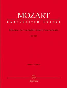 Litaniae de venerabili altaris Sacramento en mi bémol majeur KV 243 Standard