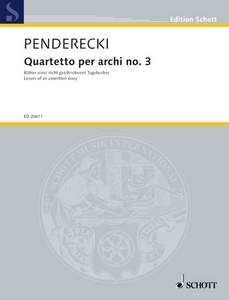 Quartetto per archi no. 3 Standard