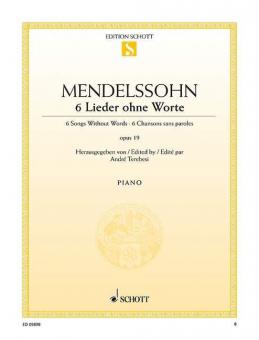 6 Chansons sans paroles op. 102 Standard