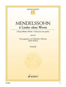 6 Chansons sans paroles op. 102 Standard
