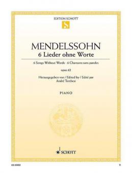 6 Chansons sans paroles op. 102 Standard