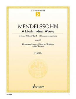 6 Chansons sans paroles op. 102 Standard