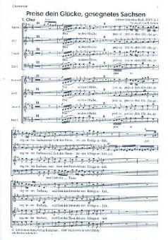 Kantate 'Preise dein Glücke' BWV 215 