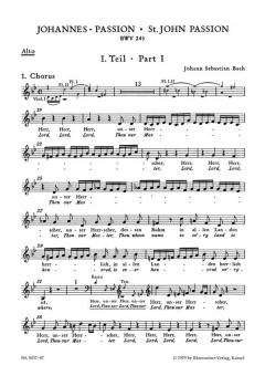 Passion selon St. Jean BWV 245 