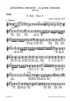 Passion selon St. Jean BWV 245 