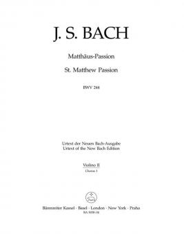 Passion selon St. Matthieu BWV 244 