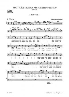 Passion selon St. Matthieu BWV 244 