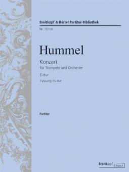 Konzert für Trompete und Orchester E-Dur - Fassung Es-Dur 