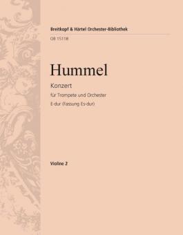 Konzert für Trompete und Orchester E-Dur - Fassung Es-Dur 