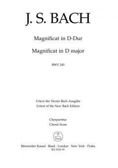 Magnificat en ré majeur BWV 243 Standard
