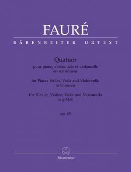 Quatuor en sol mineur op. 45 N 92 Standard