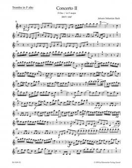Concerto brandebourgeois No. 2 en fa majeur BWV 1047 