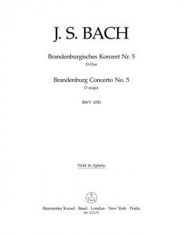 Concerto brandebourgeois No. 5 en ré majeur BWV 1050 