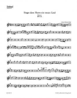 Singet dem Herrn ein neues Lied BWV 225 
