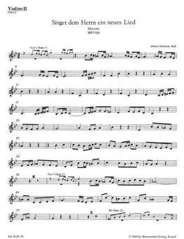 Singet dem Herrn ein neues Lied BWV 225 