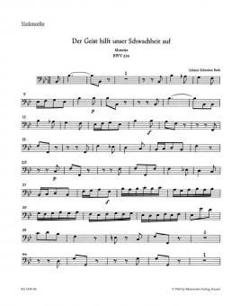 Der Geist hilft unser Schwachheit auf BWV 226 