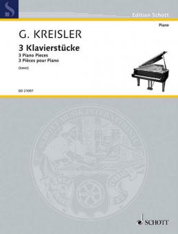 Trois pièces pour piano Standard