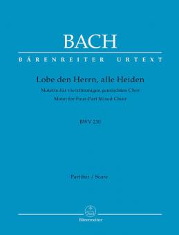 Lobet den Herrn, alle Heiden BWV 230 Standard
