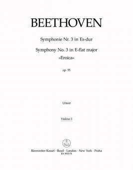 Symphonie No. 3 en mi bémol majeur op. 55 