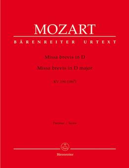 Missa brevis en ré majeur KV 194 (186h) Standard