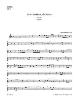 Lobet den Herrn, alle Heiden BWV 230 
