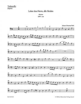 Lobet den Herrn, alle Heiden BWV 230 