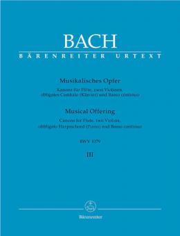Offrande musicale, cahier 3 BWV 1079 Standard