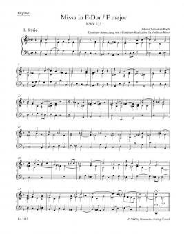 Missa en fa majeur BWV 233 