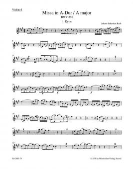Missa en la majeur BWV 234 