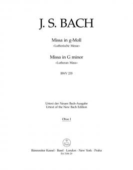 Missa en sol mineur BWV 235 
