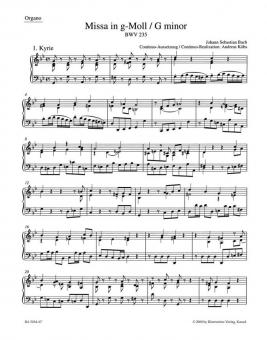 Missa en sol mineur BWV 235 