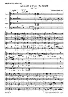 Missa en sol mineur BWV 235 Standard